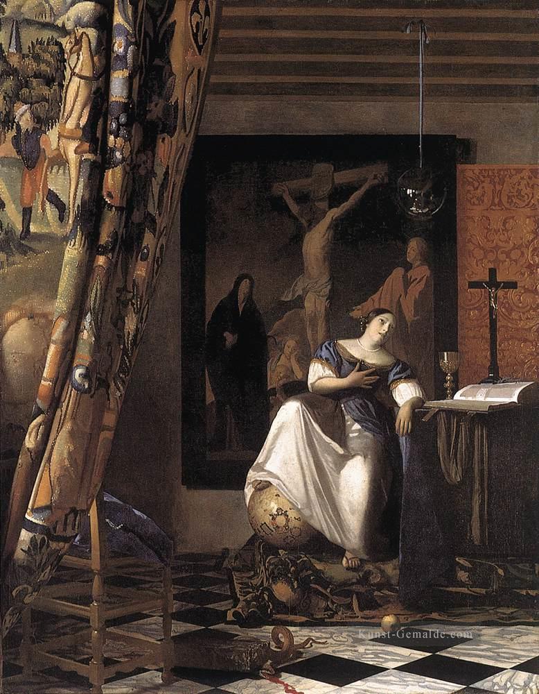 Die Allegorie des Glaubens Barock Johannes Vermeer Ölgemälde